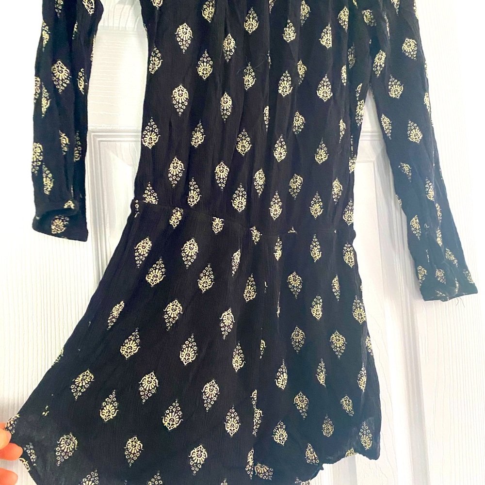 Pacsun black off the should romper